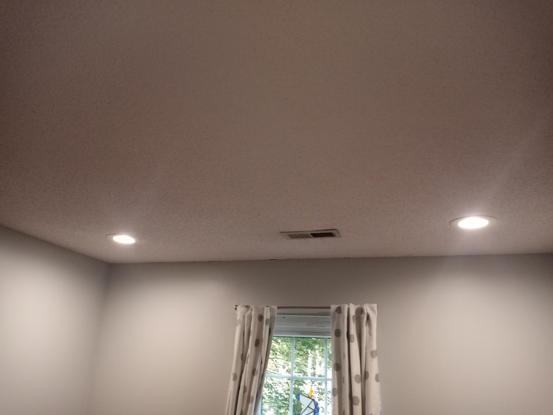 Electrician near me in Kennesaw Georgia installing LED lights