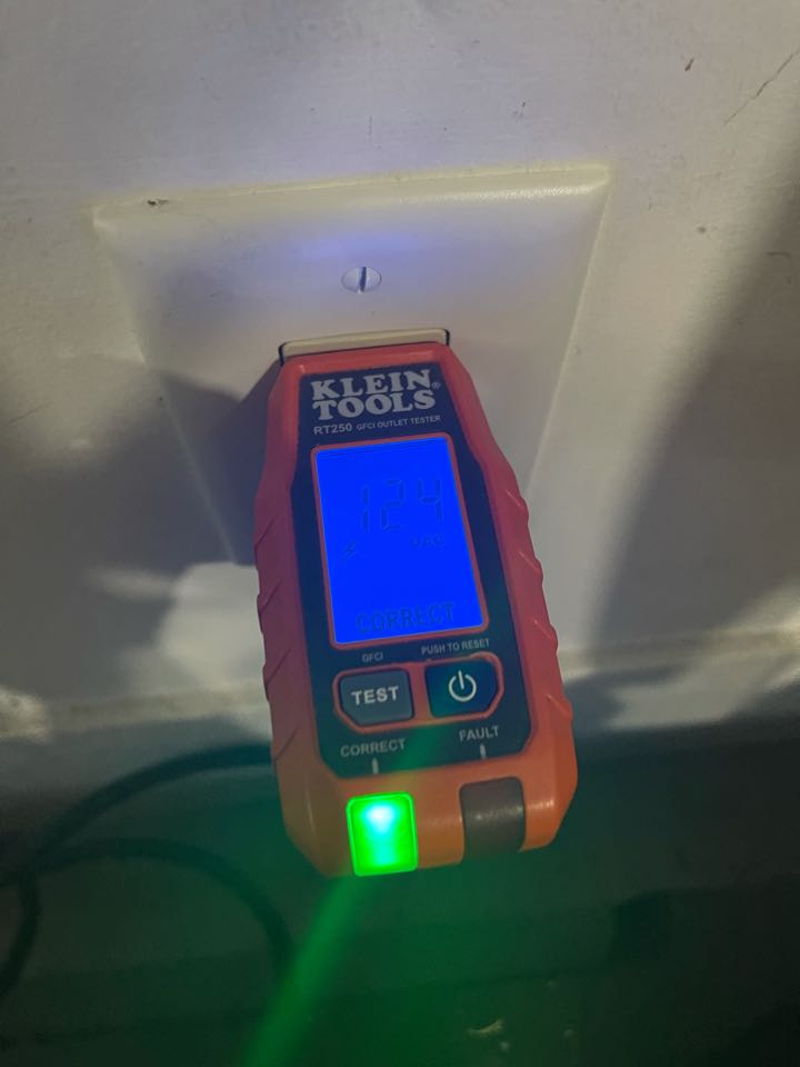 Electrician near me in kennesaw ga repaired a improperly installed gfci restoring power to multiple outlets through out home. 