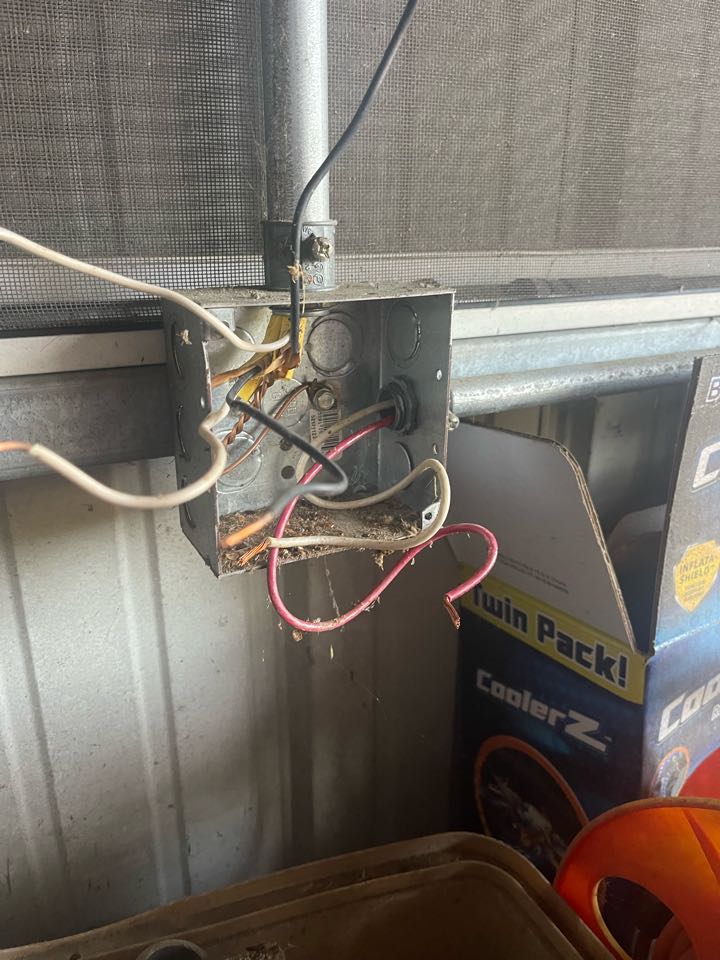 Electrician is installing a new gfci on existing circuit 