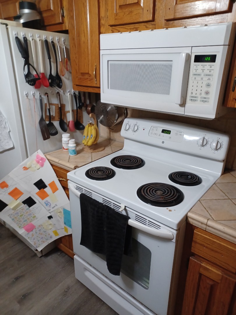 Electrician replaced wiring for a kitchen 