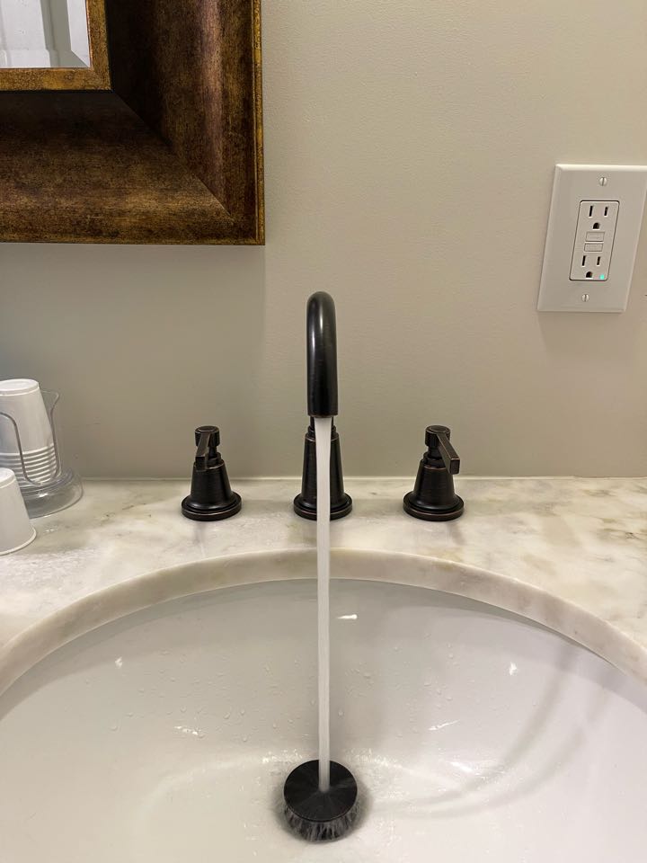 Local plumber near me in dalton installed studor vent to drain lines and tightened bathroom faucet 