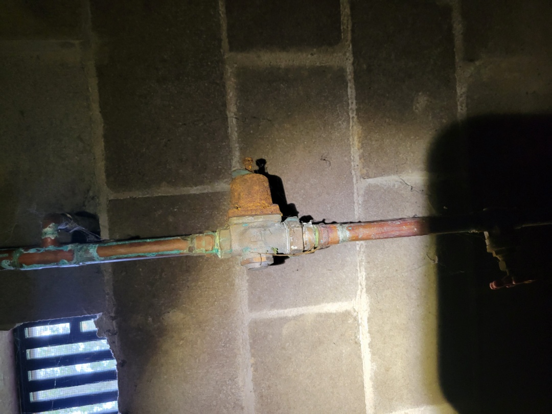 plumber replacing prv