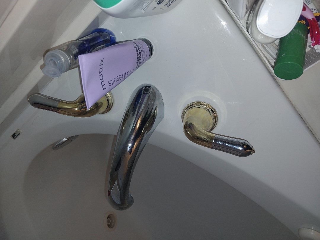 completed resold job for customer supplied faucet and garbage disposal