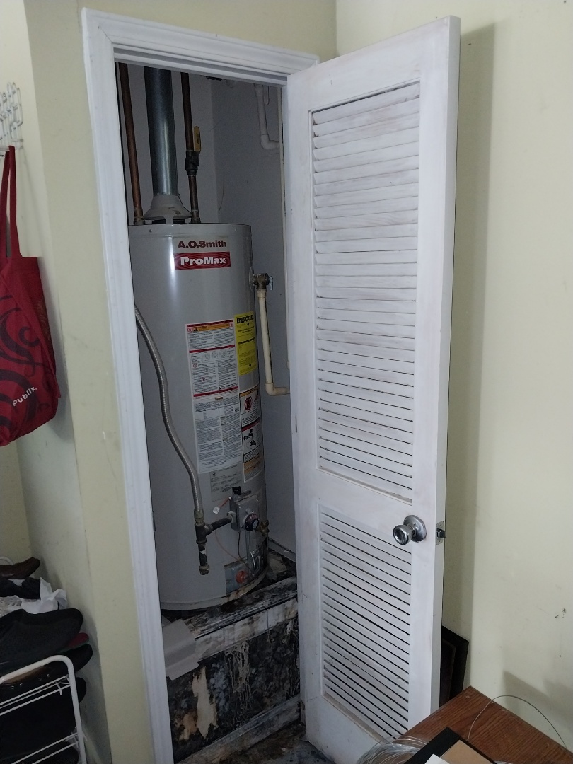 gave estimate on difficult install water heater 