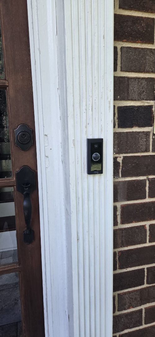 Electrician installing ring cameras
