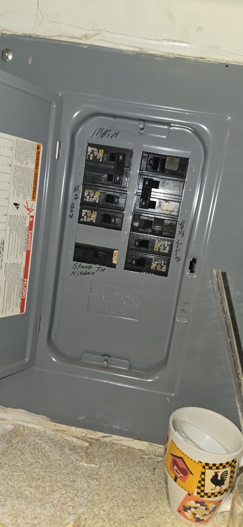 Electricity given a free electrical estimate for new circuit install