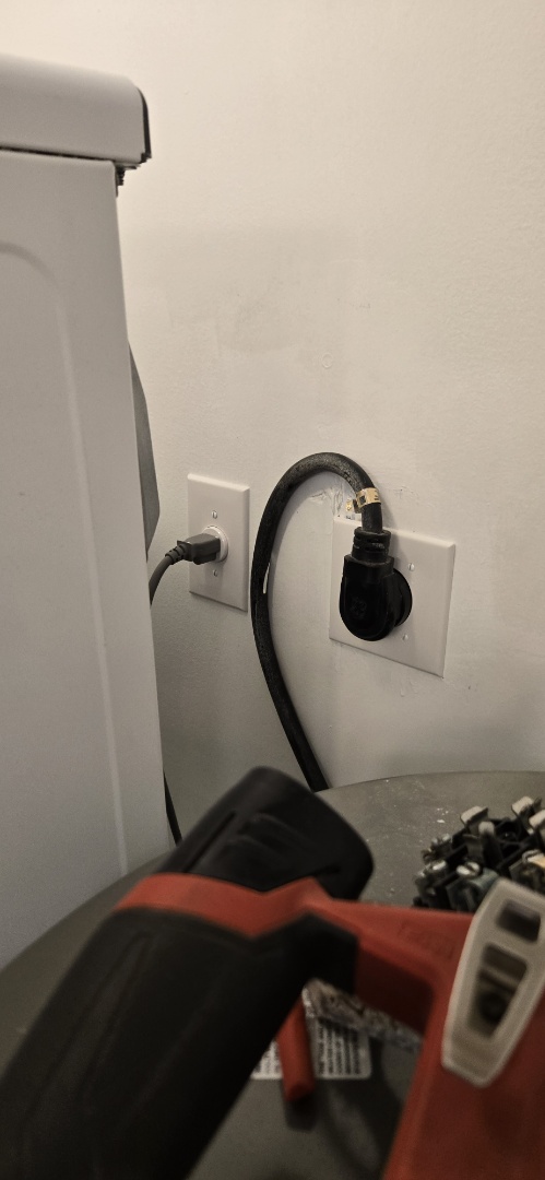 installing new outlets for washer and dryer 