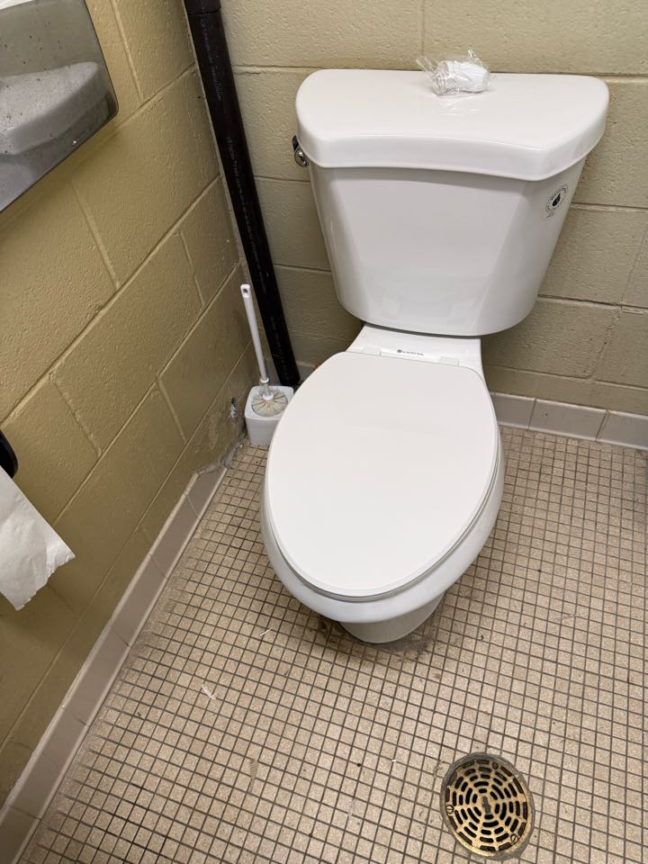 Replaced 2 toilets and put in new prv in front of meter. took pressure from 110 to 60 psi. 