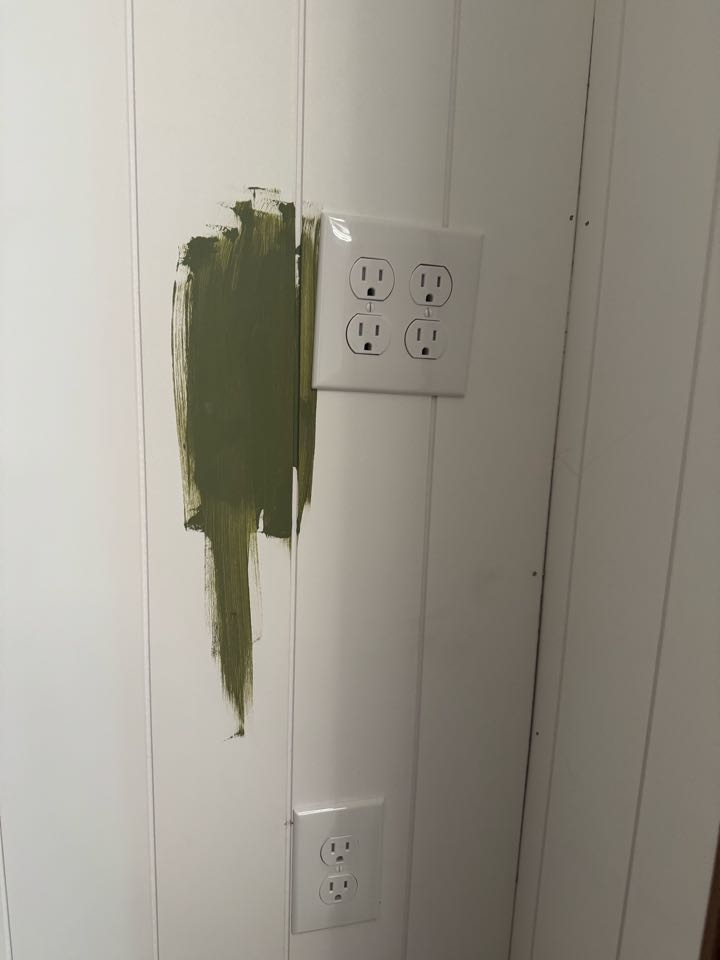 Electrician is installing new dedicated circuits in kitchen pantry for kitchen appliances 