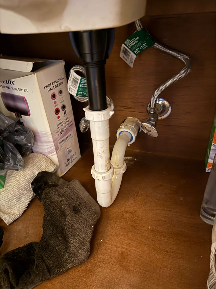 Replaced prv and fixed drain in master bathroom 