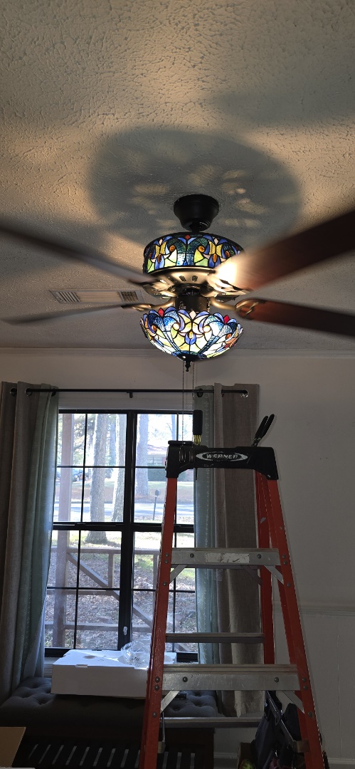 Checking in from Rome, Georgia. Today I installed a new ceiling fan for a homeowner, ensuring safe mounting, proper wiring, and smooth operation. Glad to help improve the comfort and airflow in their home.?

