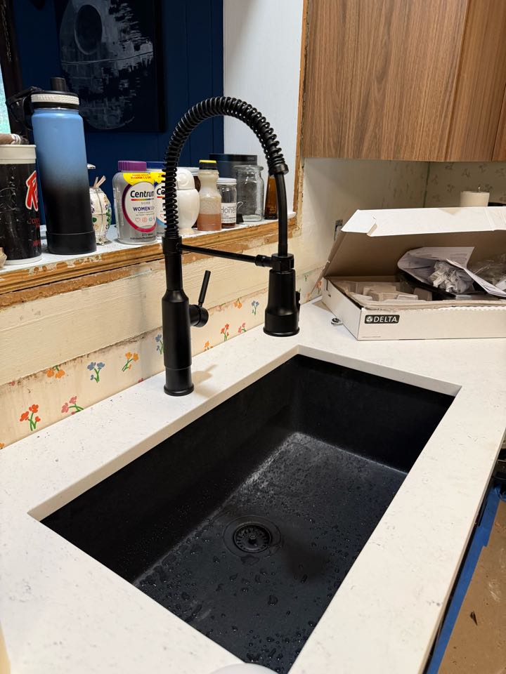 Today I arrived at a customer’s home to provide professional plumbing services. Installed two new faucets—one bathroom faucet and one kitchen faucet. Completed a full kitchen sink filtration system installation, including proper connections to the cold-water supply. I also installed the sink drains and hooked up all the drain pipes to ensure everything was sealed and flowing correctly. Another successful plumbing job done for a local homeowner looking for reliable faucet installation, filtration system setup, and drain plumbing services nearby.