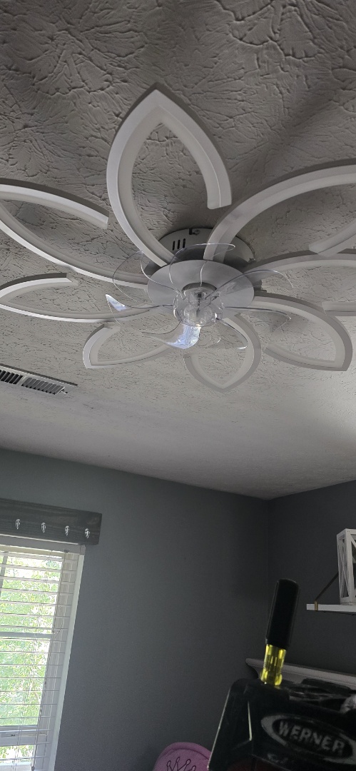 Checking in here in Rome, GA, installing a new ceiling fan for a homeowner. Ensuring safe wiring and a smooth, reliable installation.?

