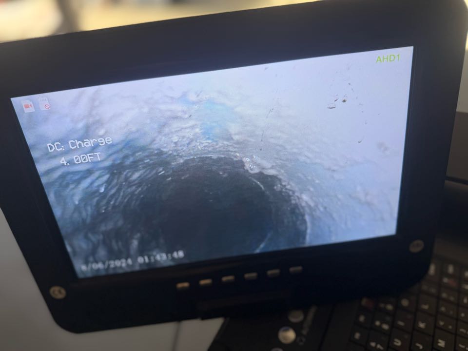 Got a service call to run a temporary (TMP) water line to supply a water heater. Installed the temporary line, tested for proper flow, and confirmed there were no leaks. While on site, performed a sewer line inspection and found the line to be clear and in good condition with no issues. Customer was updated on findings and the work area was cleaned up before leaving.