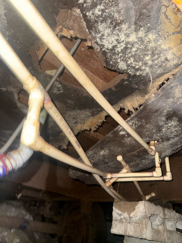 Came out and diagnosed a ruptured water line at the home’s water filtration system. Inspected the damaged line, confirmed the source of the leak, and discussed repair options with the customer to prevent further water damage and restore proper water service.