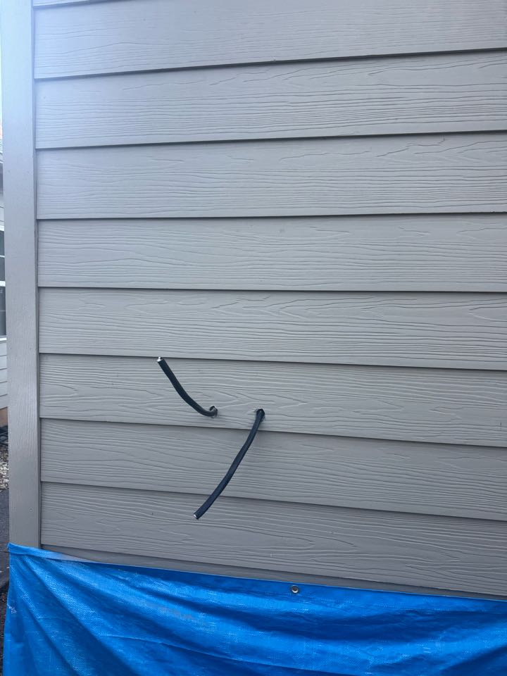 Electrician is installing 2 new circuits 