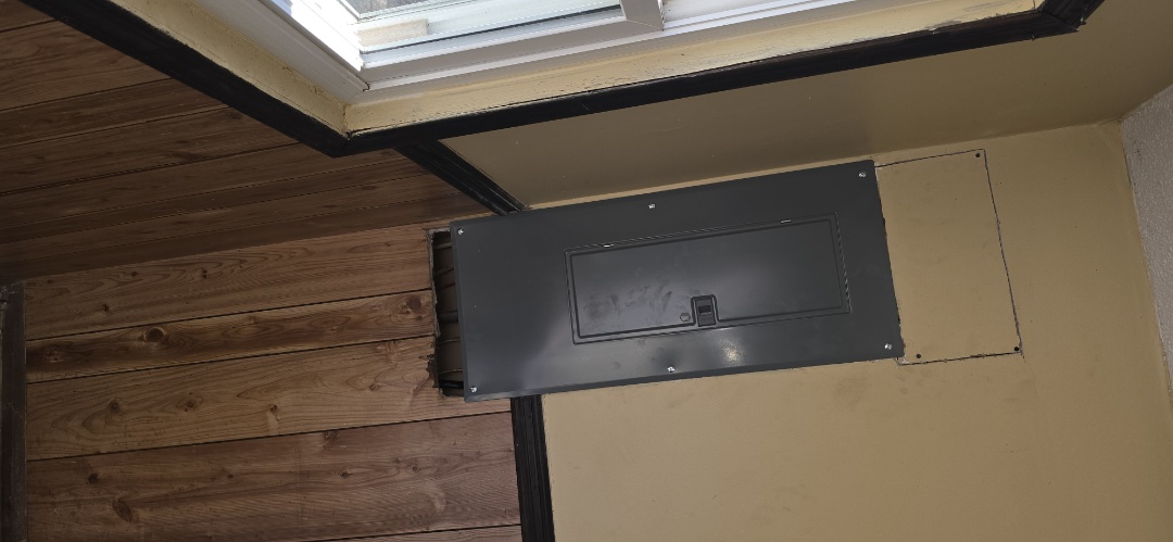 Completing a panel replacement