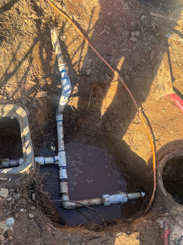 Plumber repaired a main water line break and restored service to the home, then replaced a faulty pressure reducing valve (PRV) to correct unstable water pressure. Technician also replaced the backflow preventer to ensure proper protection of the potable water supply and meet plumbing safety standards. Entire system was tested for leaks, pressure balance, and proper operation before completion. Homeowner now has a secure main water line, consistent pressure, and a new backflow prevention device installed for long term reliability.
