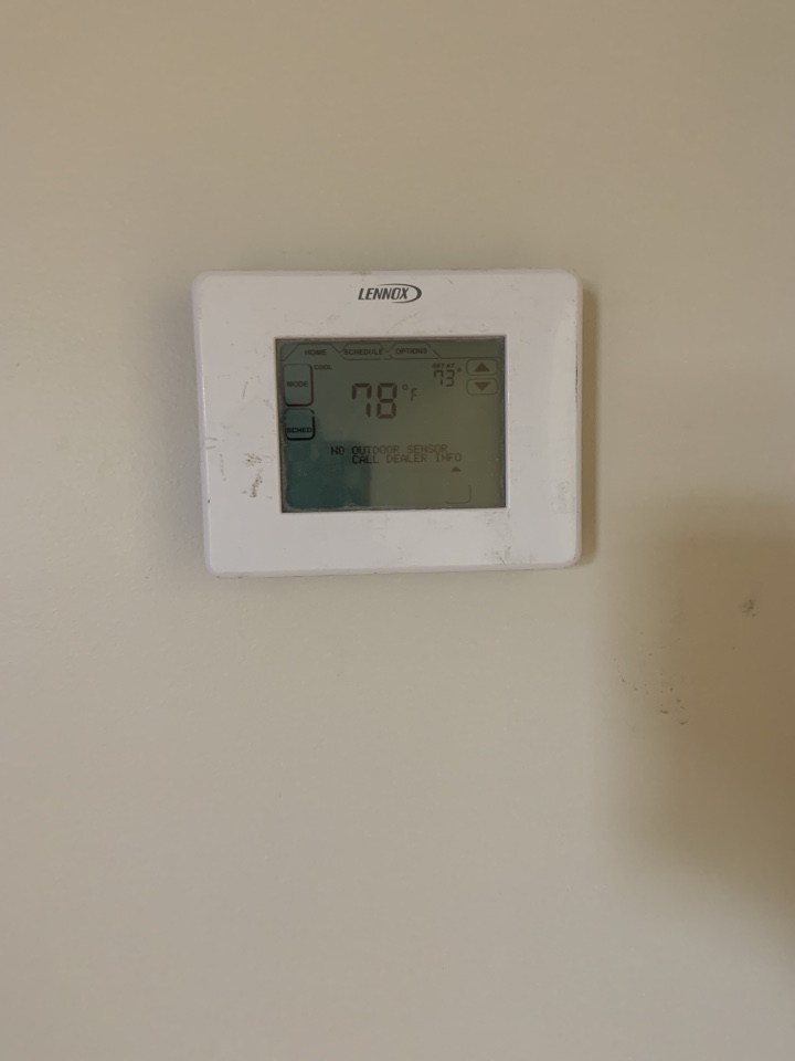 Thermostat was set wrong 