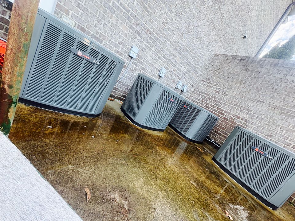 Came out and completed for system, maintenance and found bearings going out in main force system and found bad capacitor on upstairs system getting customer price to replace under warranty customer will be ready for summer heat