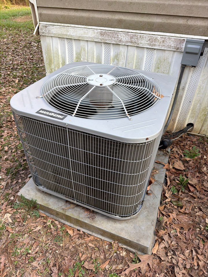 Found system little low of refrigerant 