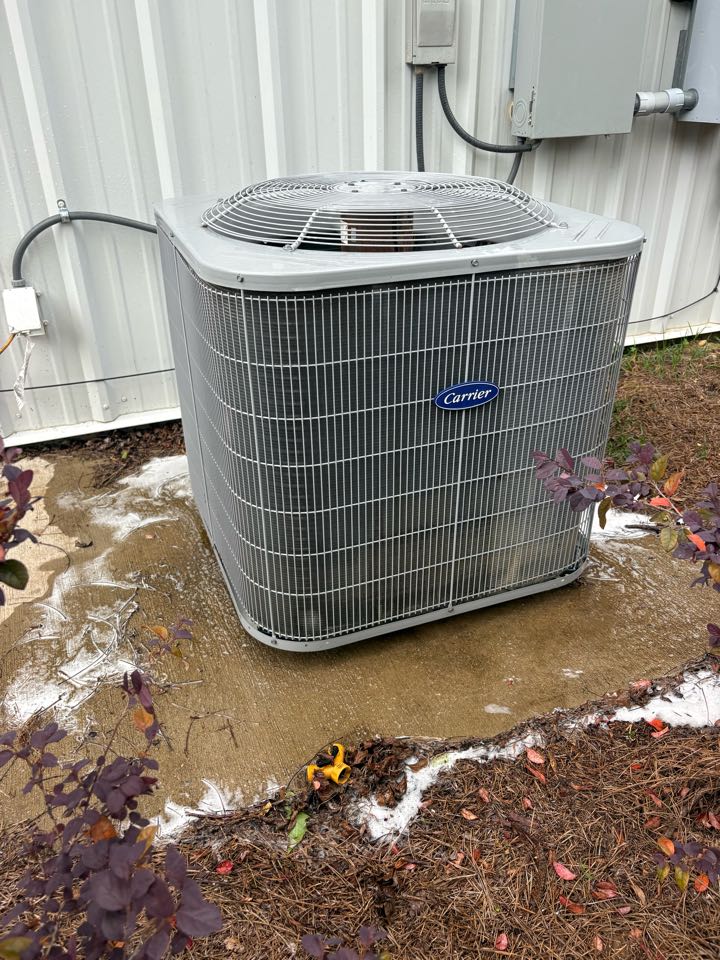 Jemison, AL - Upon arriving for the service call, I identified a blockage in the drain line, which was impeding proper system function. I explained the issue to the customer and presented our comprehensive maintenance contract as a proactive solution to prevent future problems. The customer opted for the contract, so I proceeded with a thorough maintenance check. This included inspecting and cleaning the  condenser coils, checking and replacing air filters, lubricating moving parts, and ensuring all components were functioning correctly. I also tested the thermostat and electrical connections for reliability. After completing these tasks, I provided the customer with a detailed report of the maintenance performed and ensured they were fully prepared for the upcoming cooling season. The customer was satisfied with the service and the peace of mind that comes with having a maintenance contract in place.