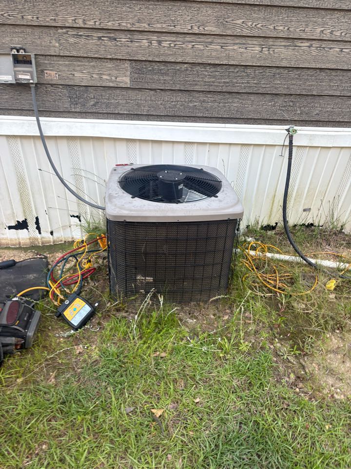 Maplesville, AL - Responded to an emergency service call where the air conditioning system was not functioning. Upon inspection, it was determined that both the indoor and outdoor evaporator coils were leaking refrigerant. This was causing the system to be low on refrigerant, leading to inefficient cooling. Provided the customer with a detailed price quote for replacing the leaking coils and recharging the system. Additionally, the system was recharged to restore functionality, allowing the customer to use the air conditioning until they decide on the next steps. This ensured the customer could continue to enjoy a comfortable environment while they consider their options.