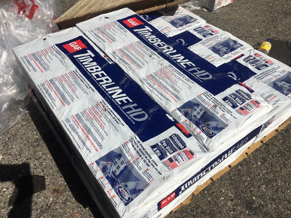 Parsippany-Troy Hills, NJ - New GAF pewter gray timberline HD roof installation in progress and Parsippany, NJ Parsippany-Troy Hills, NJ - New GAF pewter gray timberline HD roof installation in progress and Parsippany, NJ