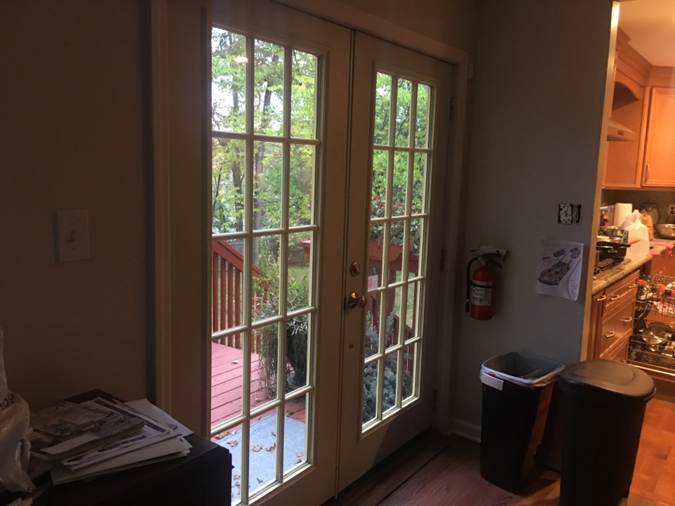 Livingston, NJ - Upgrading a French door in Livingston New Jersey Livingston, NJ - Upgrading a French door in Livingston New Jersey