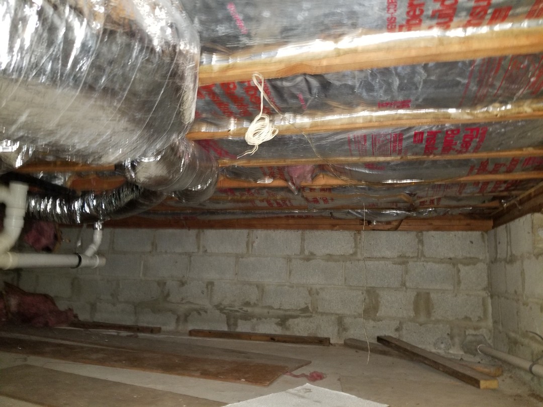 Maplewood, NJ - Found another house with insulation installed improperly by a homeowner in Maplewood New Jersey Maplewood, NJ - Found another house with insulation installed improperly by a homeowner in Maplewood New Jersey