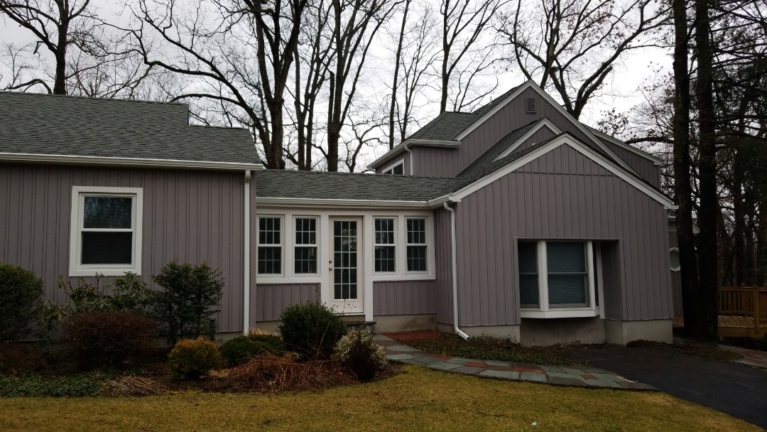 Mountain Lakes, NJ - Board and batten vinyl siding job completed in Mountain Lakes, New Jersey Mountain Lakes, NJ - Board and batten vinyl siding job completed in Mountain Lakes, New Jersey