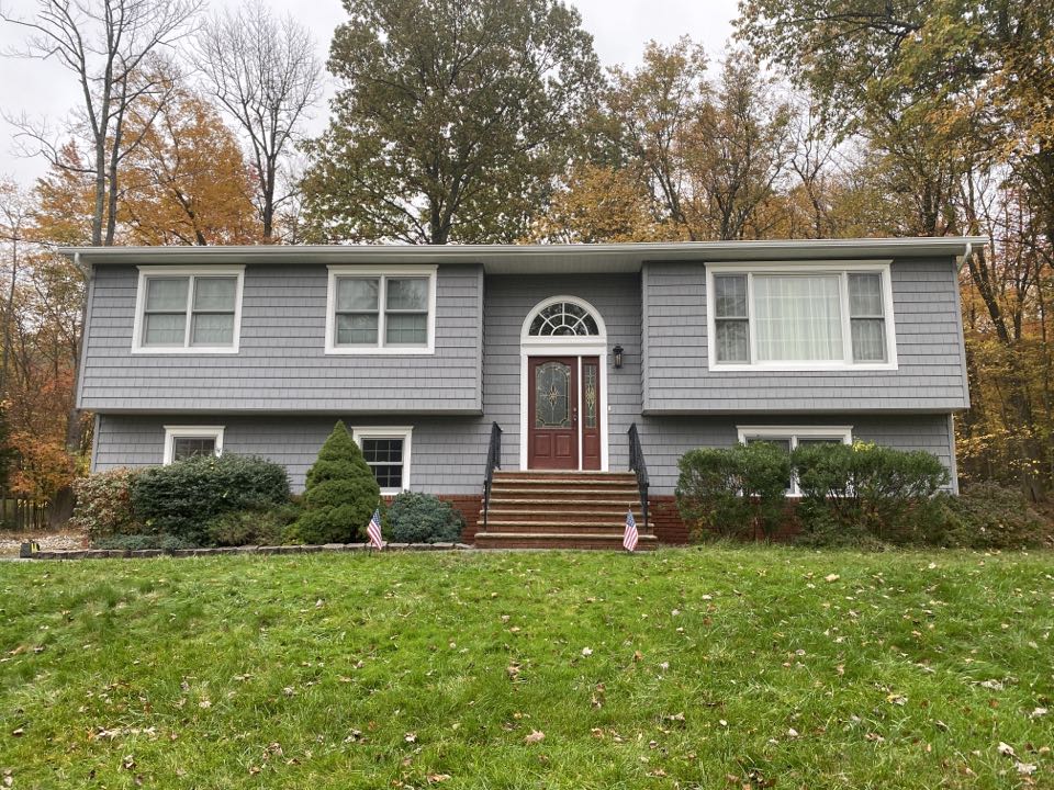 Denville, NJ - Finished up a job in Denville today. It’s CertainTeed Double 7” Perfection CedarImpressions Siding in Charcoal Gray. This job was part of a Study with NJIT & BASF using a 1” Neopor insulation with an attached WRB & liquid flashing. Denville, NJ - Finished up a job in Denville today. It’s CertainTeed Double 7” Perfection CedarImpressions Siding in Charcoal Gray. This job was part of a Study with NJIT & BASF using a 1” Neopor insulation with an attached WRB & liquid flashing.