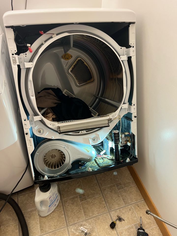Replaced safety thermostat on LG dryer