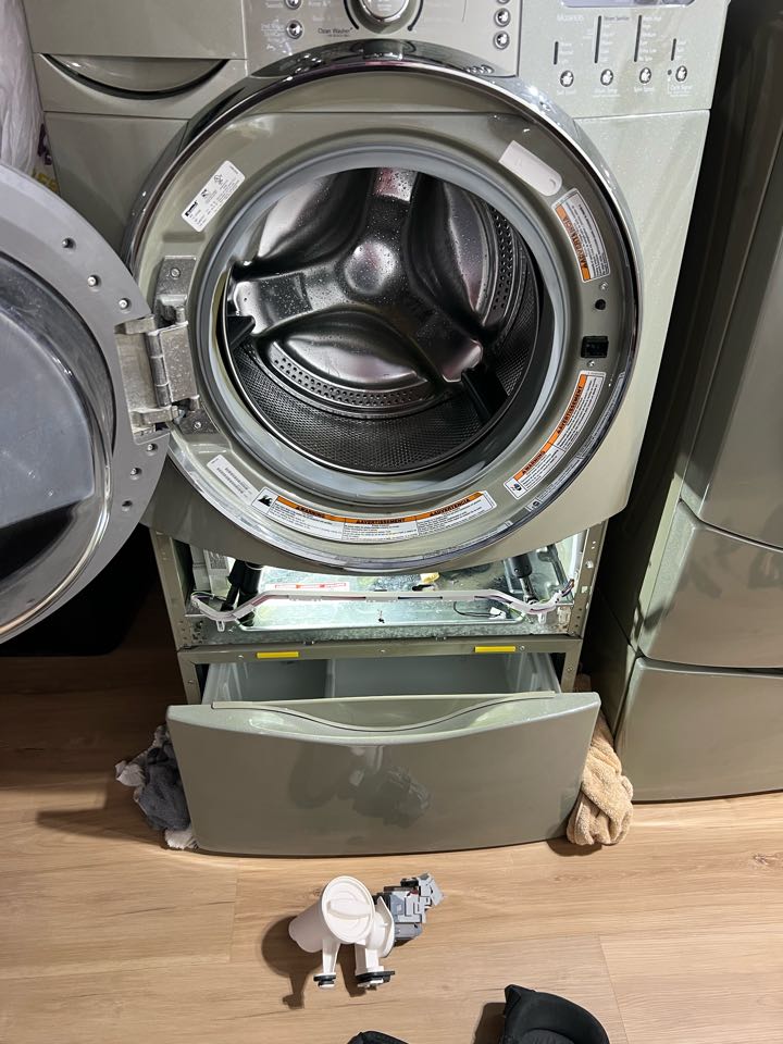 Replaced drain pump motor on Kenmore washer