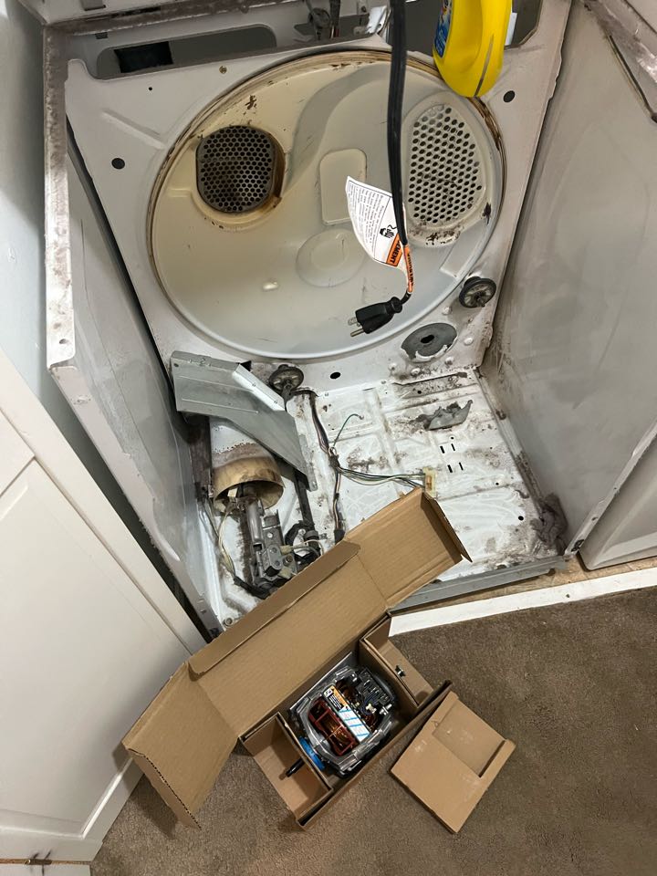 Replaced motor on roper dryer