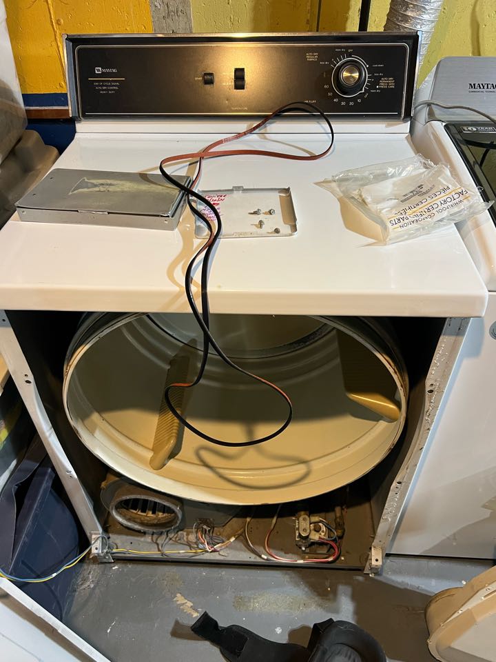 Replaced broken belt on Maytag dryer