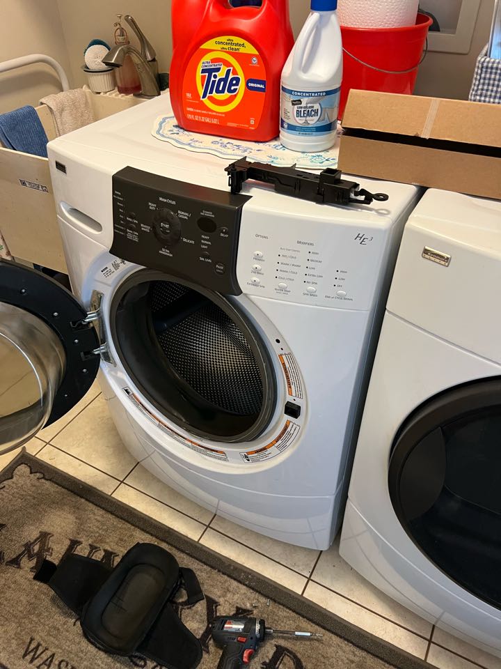 Replaced broken door latch assembly on Kenmore washer