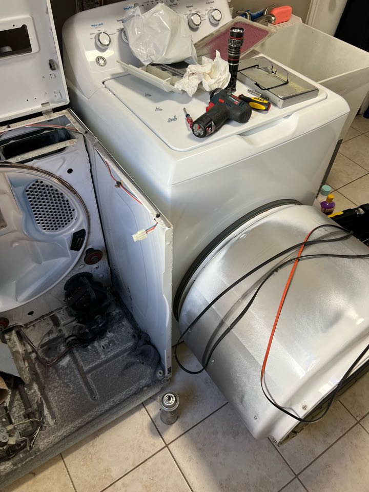 Replaced broken belt on Maytag dryer