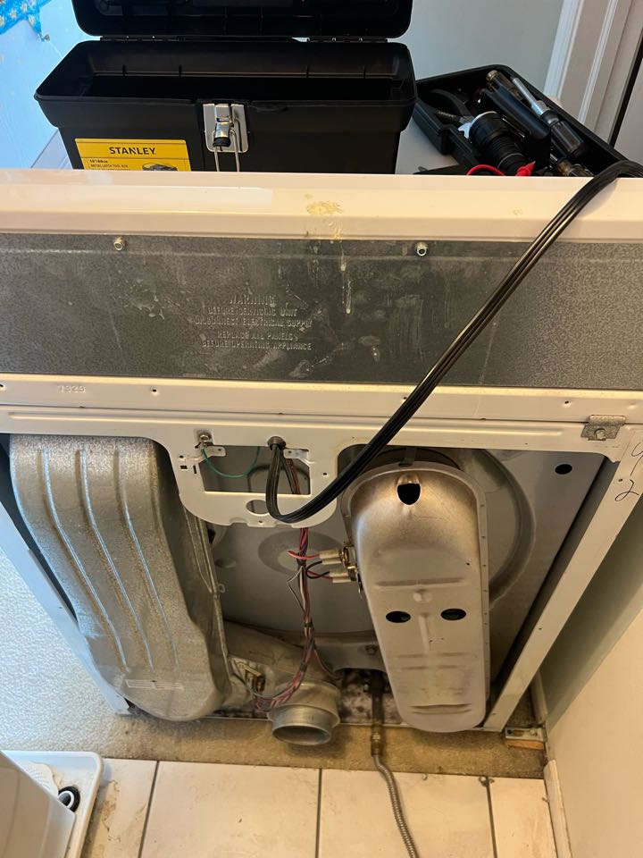 Replaced safety thermostat on roper dryer