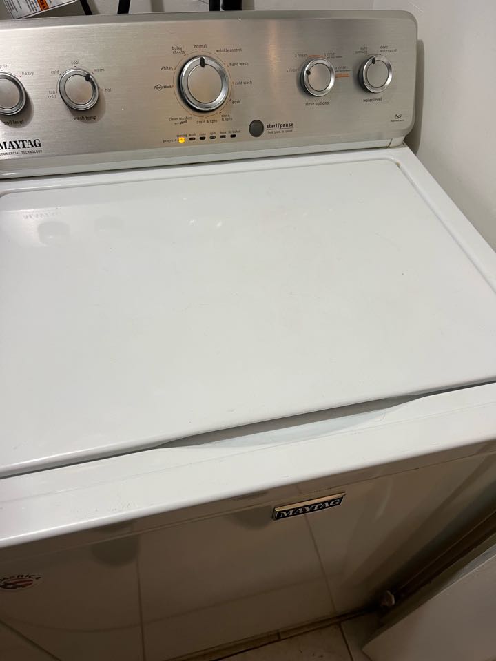 Replaced control board on Maytag washer
