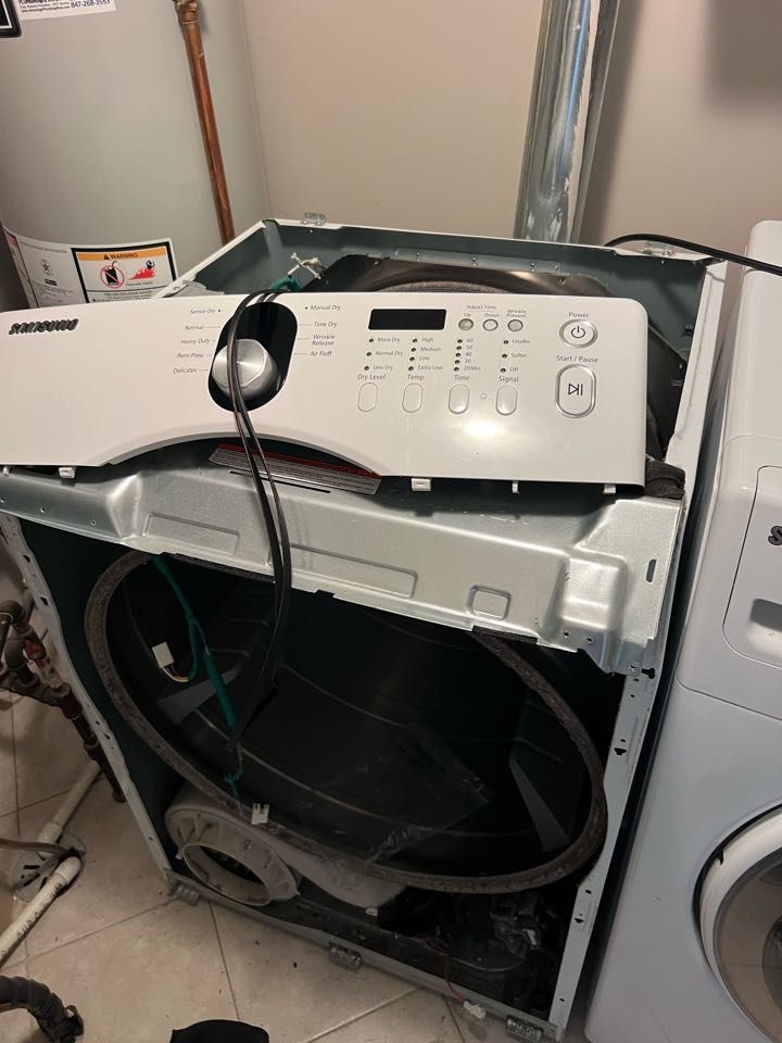 Replaced broken belt on Samsung dryer