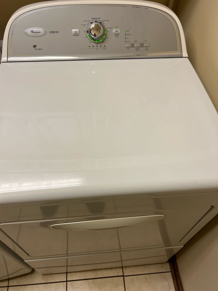 Replaced safety thermostat on whirlpool dryer