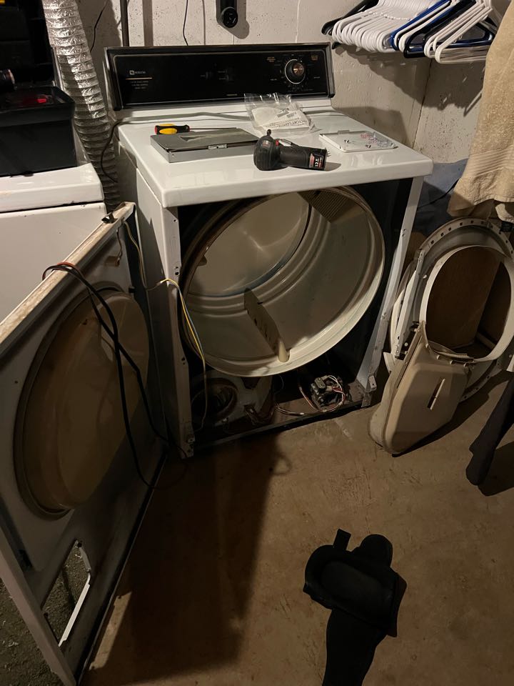 Replaced broken belt on Maytag dryer