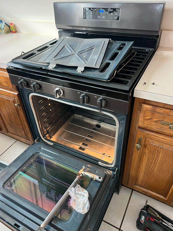 Replaced oven start igniter on whirlpool stove