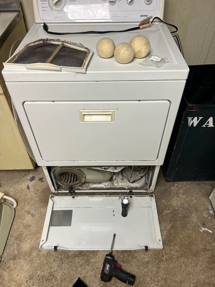 Replaced safety thermostat on Kenmore dryer