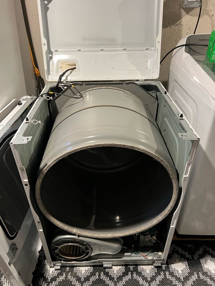 Replaced start igniter on Samsung dryer