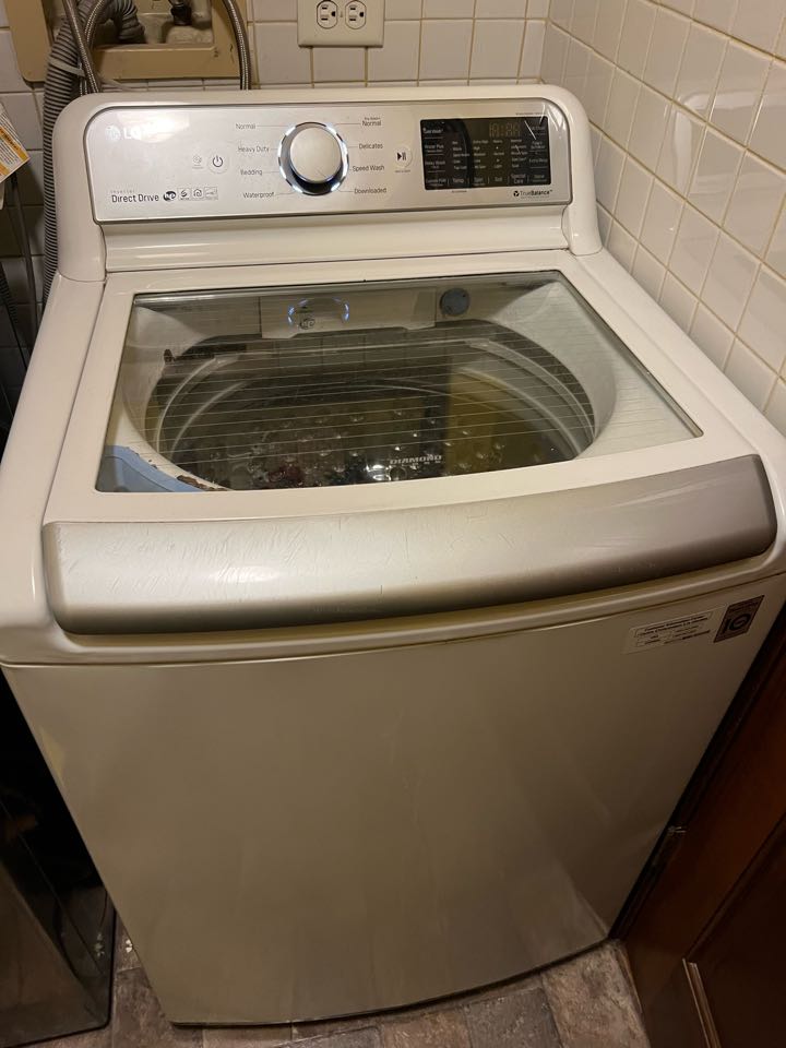 Replaced broken door latch assembly on LG washer