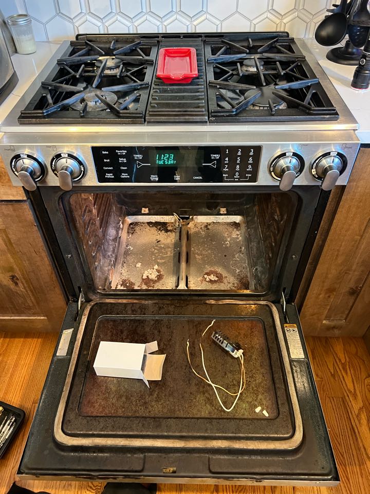 Replaced oven start igniter on Jen air stove