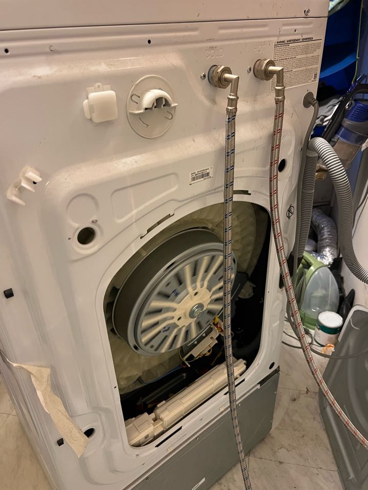 Replaced rotary positioning sensor control board on Samsung washer