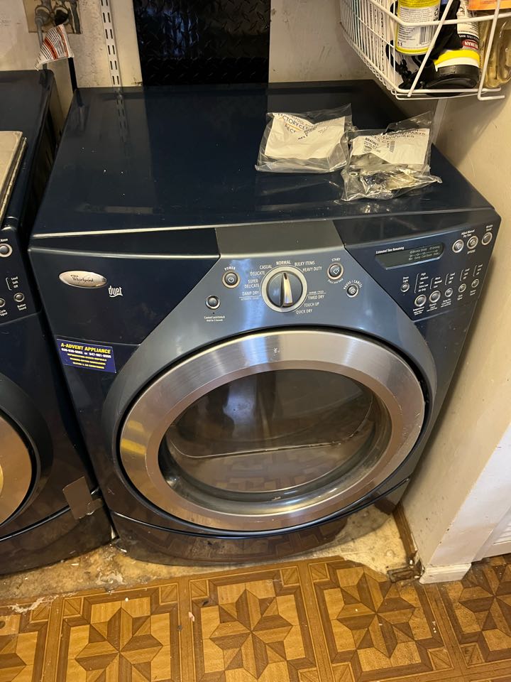 Replaced broken belt on whirlpool dryer